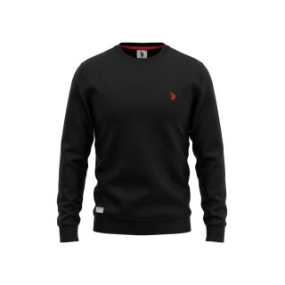 U.S. Polo Assn. Sweatshirt US16956 (100% Cotton) black Men's