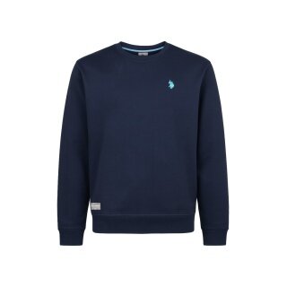 U.S. Polo Assn. Sweatshirt US16956 (100% cotton) navy blue men's