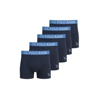 U.S. Polo Assn. Underwear Boxer Shorts US16133 (Cotton) navy blue Men's - 5 pieces