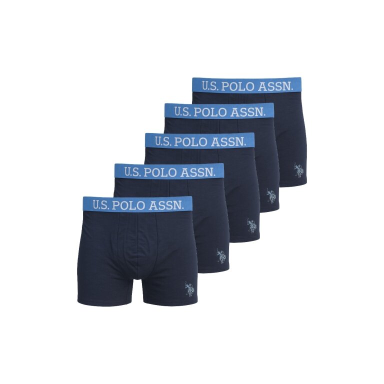 U.S. Polo Assn. Underwear Boxer Shorts US16133 (Cotton) navy blue Men's - 5 pieces