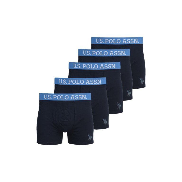 U.S. Polo Assn. Underwear Boxer Shorts US16133 (Cotton) black Men's - 5 pieces