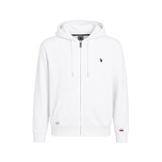 U.S. Polo Assn. Hooded Sweatshirt (100% Cotton) white Men's
