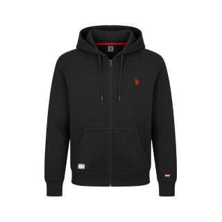 U.S. Polo Assn. Hooded Sweatshirt (100% Cotton) black Men's