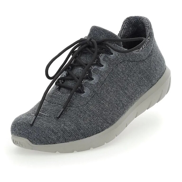 UYN Sneaker Running Shoes Living Cloud (Merino Wool, Lightweight and Comfortable) Dark Grey Melange Women