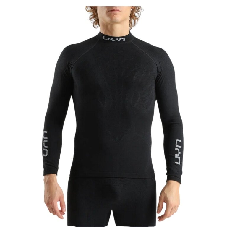 UYN Functional Long Sleeve Shirt Elevatyon Biomorph Turtle Neck (ideal thermoregulation, breathable) black men's