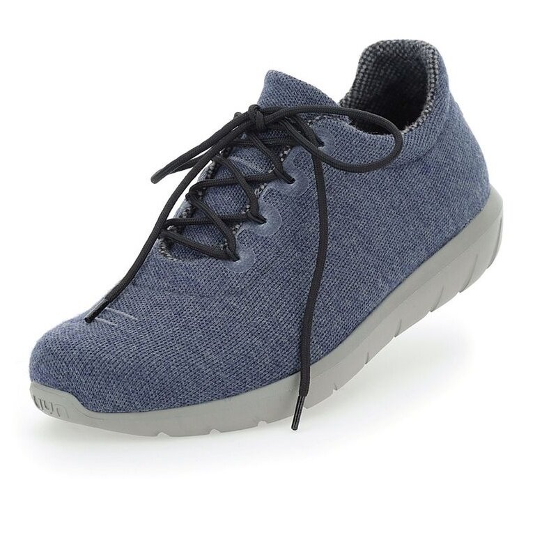 UYN Sneaker Running Shoes Living Cloud (Merino wool, lightweight and flexible) blue melange Men