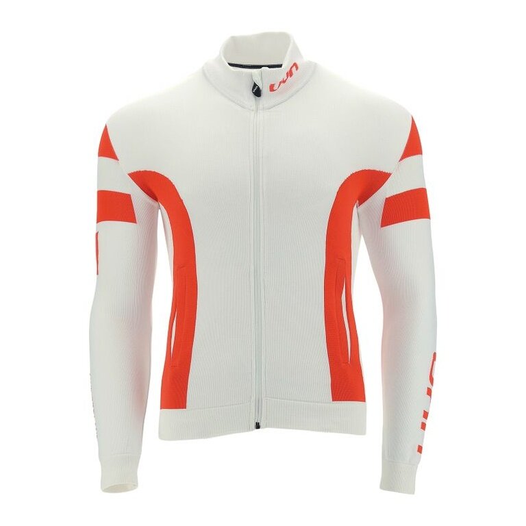 UYN Natyon Functional Jacket Knit - Knitted 2nd Layer Full Zip - Switzerland white Men