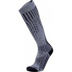 UYN Ski Sock Cashmere Shiny Ski (luxurious cashmere socks, breathable) silver grey Men -1 Pair