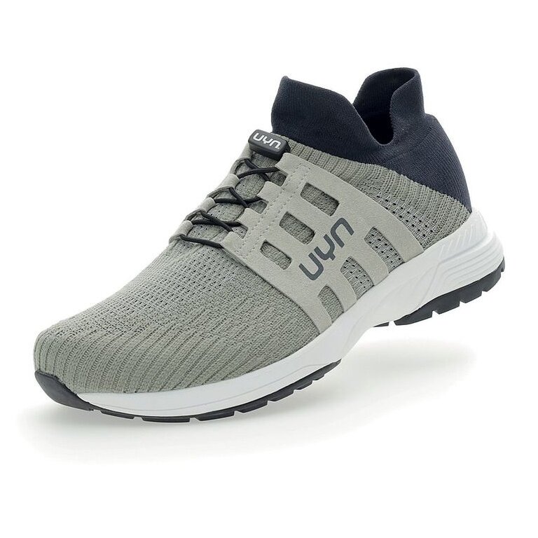 UYN Sneaker Running Shoes Nature Tune (Merino wool, flexible, seamless) stone grey Men