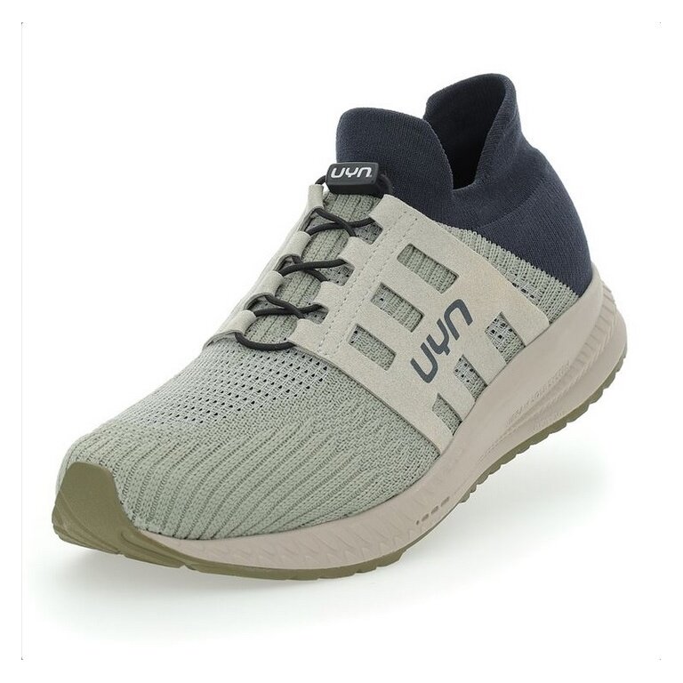 UYN Sneaker Running Shoes Nature Tune Vibram (Merino wool, seamless, water-repellent) sand-brown/carbon Men