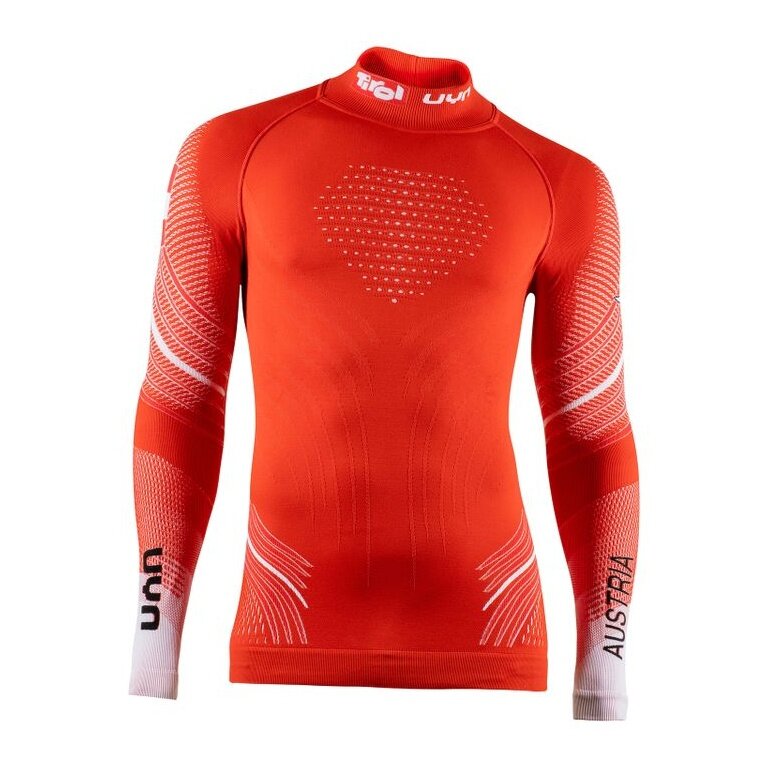 UYN Functional Long-Sleeved Shirt Natyon 2.0 Turtle Neck Slim Fit Austria/Österreich red Men