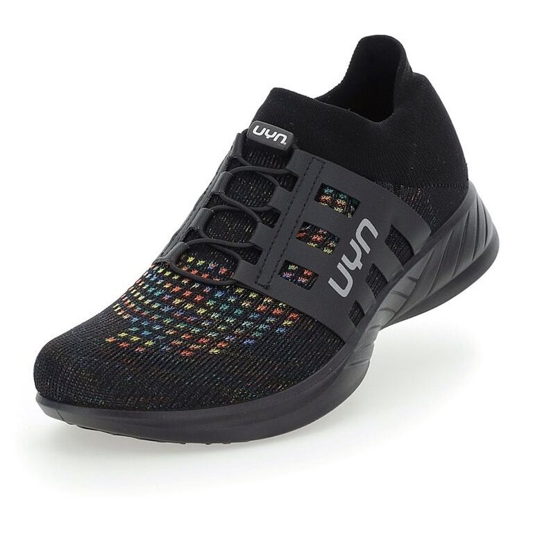UYN Sneaker Running Shoes Rainbow Tune Black/Multicolour Men