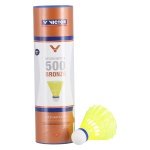 Victor Badminton Balls Shuttle 500 Nylon Can yellow 6-pack