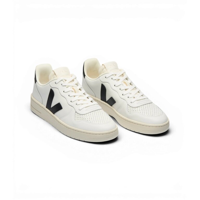 Veja V-10 Prime Sneakers (Leather) white/black
