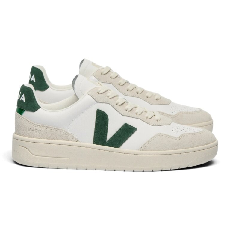 Veja V-90 Sneakers (Leather) white/green