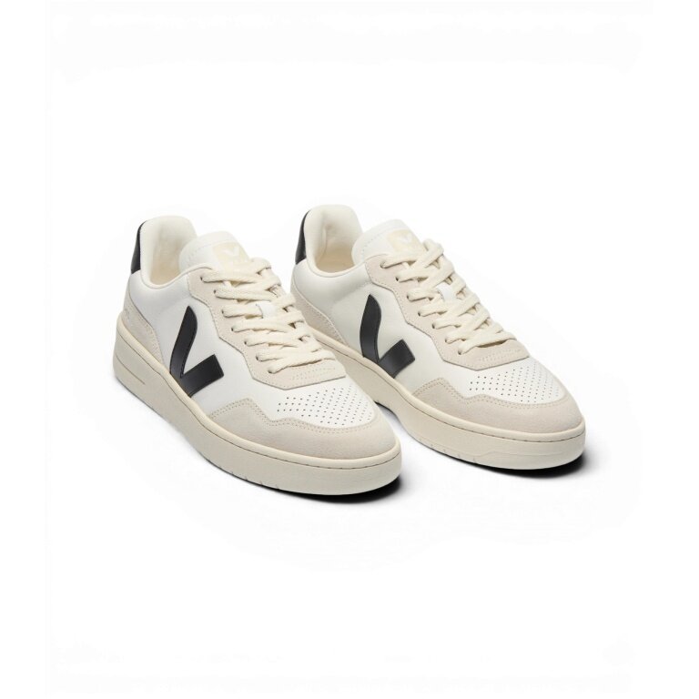 Veja V-90 Sneakers (Leather) white/black/beige
