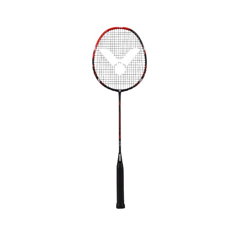 Victor Badminton racket Ultramate 6 (very head-heavy, medium) black/red - strung -