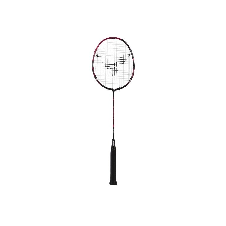 Victor Badminton racket Ultramate 8 (head-heavy, medium) black/purple - strung -