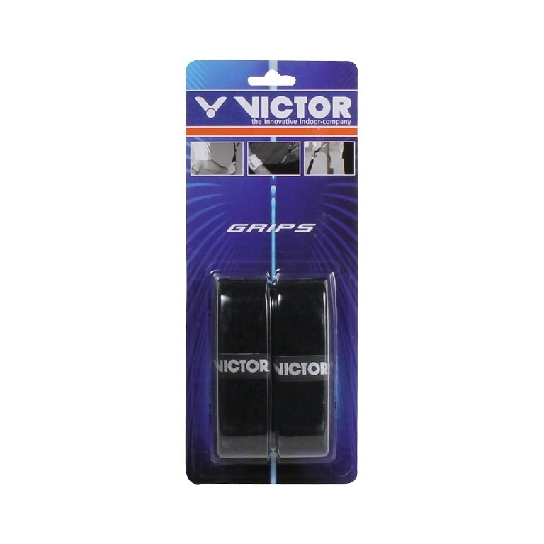 Victor Overgrip Terry Grip (Overgrip) black - 2 pieces in blister pack