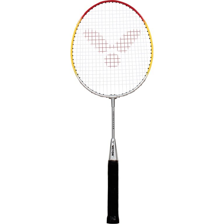 Victor Children's Badminton Racket Youngster silver - strung -