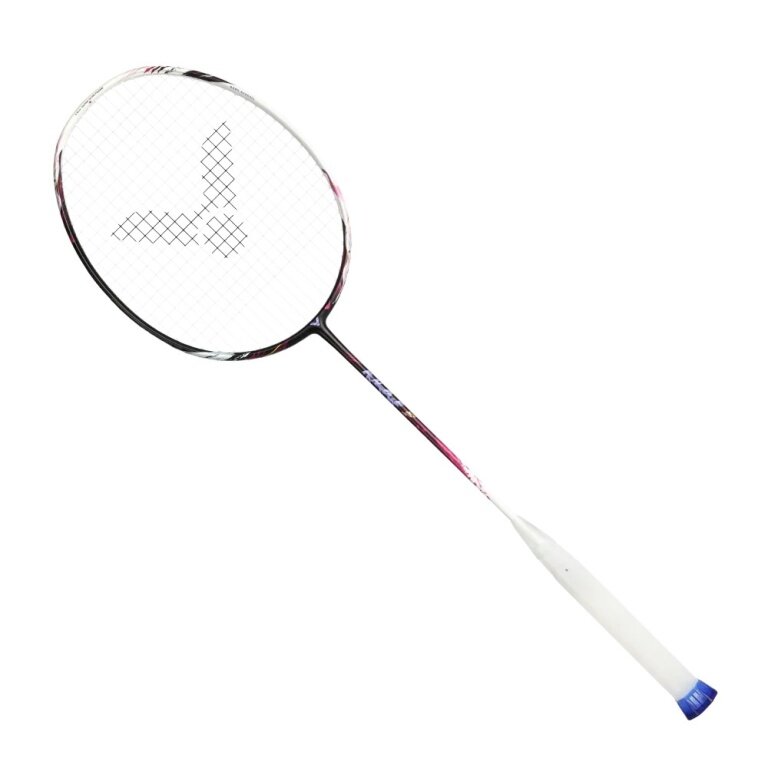 Victor Badminton Racket Auraspeed Fantome F (87g, slightly head-heavy, stiff) black/white/pink - unstrung -
