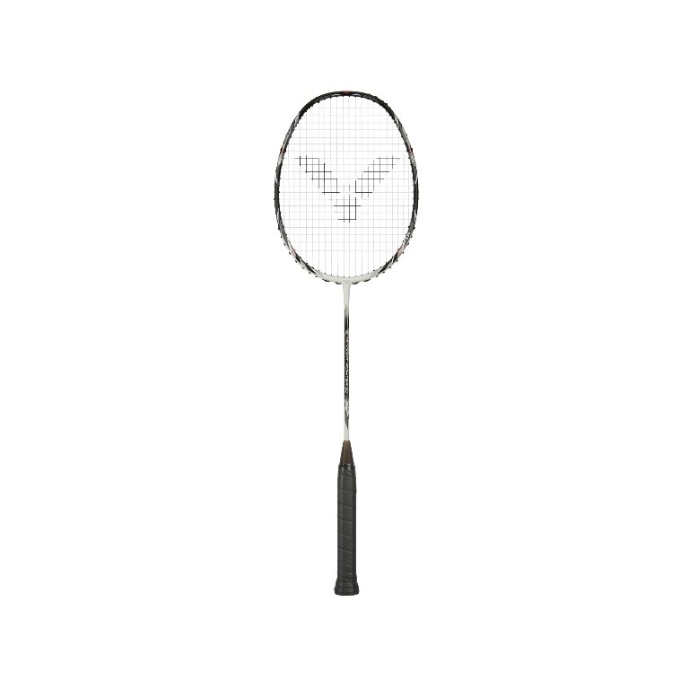 Victor Badminton Racket TK-Light Fighter 90C (head-heavy/medium) white/black/grey - strung -