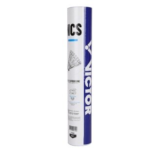Victor Badminton Balls NCS Carbonsonic White Pack of 12