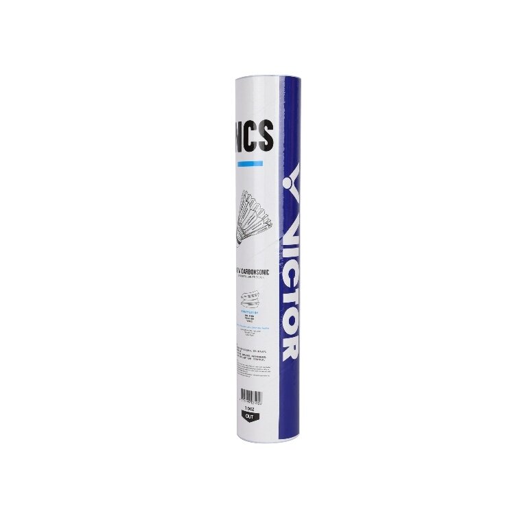 Victor Badminton Balls NCS Carbonsonic White Pack of 12
