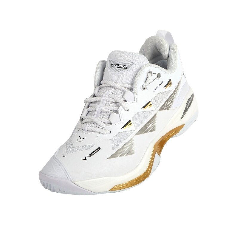 Victor Hallen Indoor Shoes C90NLite A white/gold Men's