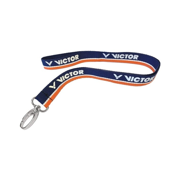 Victor Keychain Lanyard - 43cm dark blue/orange