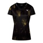 Victor Sport Shirt T-54102 C (100% Polyester) black/yellow ladies