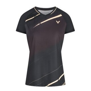 Victor Sport Shirt T-64102 C (100% Polyester) black ladies