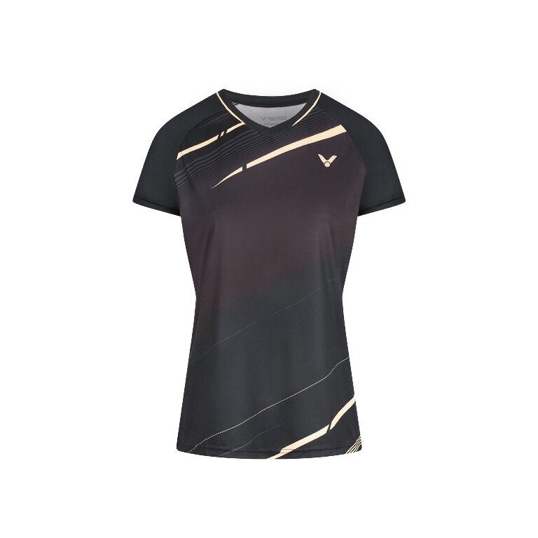 Victor Sport Shirt T-64102 C (100% Polyester) black ladies