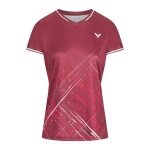 Victor Sport Shirt T-64103 D (100% Polyester) burgundy Ladies