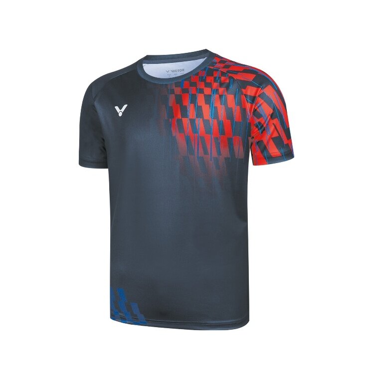 Victor Sport T-shirt T-50001TD B (100% Polyester) blue/red Men's