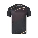 Victor Sports T-shirt T-63102 C (100% Polyester) black boys