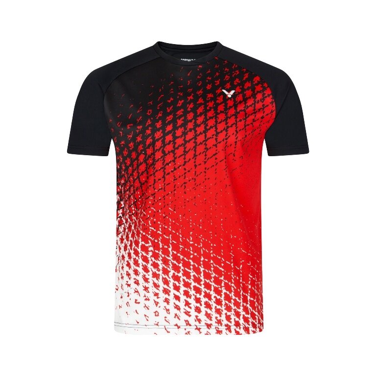 Victor Sport T-shirt T-33105 CD Function Series black/red Men