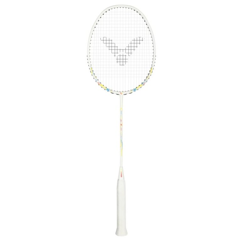 Victor Badminton Racket Thruster K Fire Works A 78g/head-heavy/flexible 2025 white - unstrung -