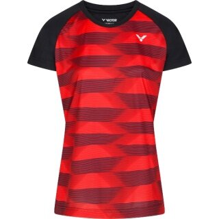 Victor Sport-Shirt T-34102 CD Team Series black/red Women