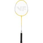 VICFUN Badminton racket TGX (leisure, shuttlecock) yellow - strung -