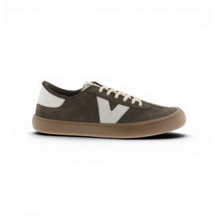 Victoria barefoot shoes sneakers Olmo (suede, flexible sole, wide toe box) - khaki green