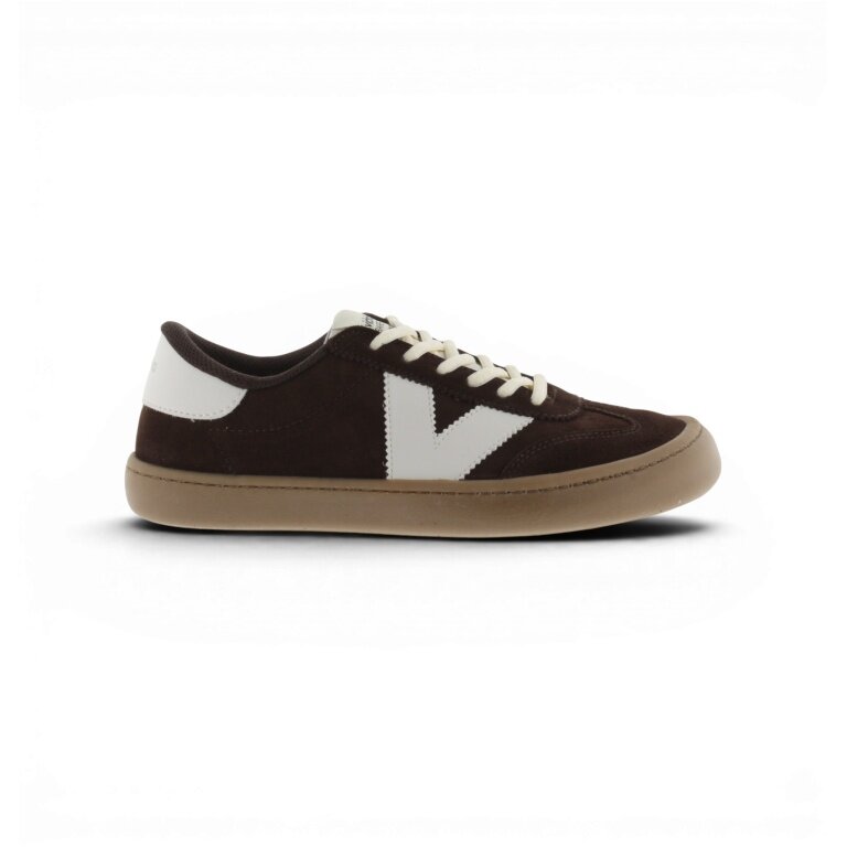 Victoria barefoot shoes sneakers Olmo (suede, flexible sole, wide toe box) - dark brown