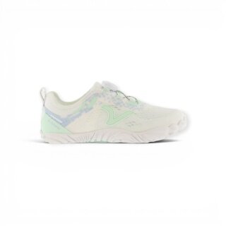 Victoria Barefoot Shoes Terratech Mesh (BOA Lacing System, Wide Fit, Flexible Sole) White/Mint Green Ladies