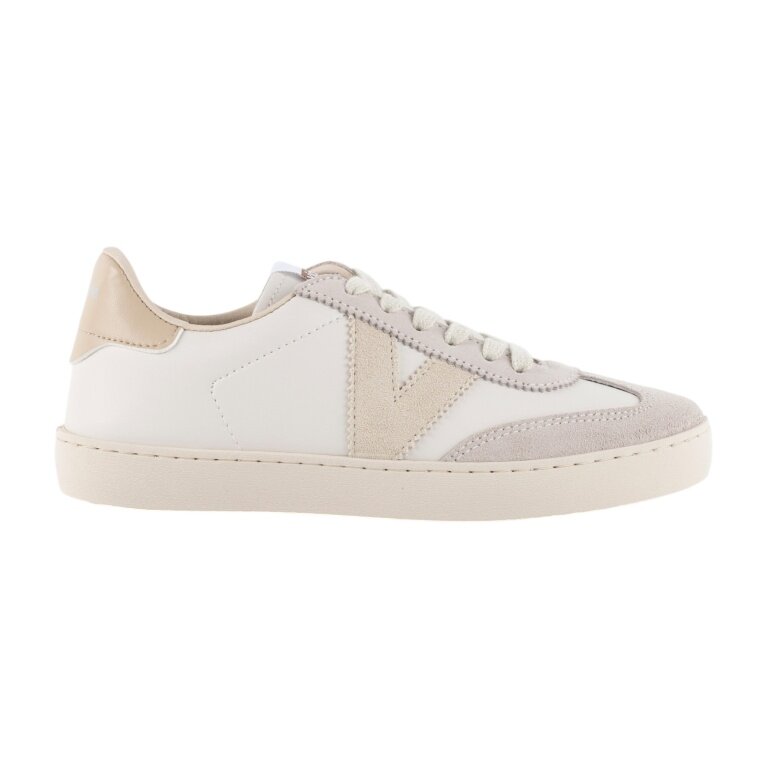 Victoria Sneaker Berlin Ciclista (Leather look/Suede) - white/beige