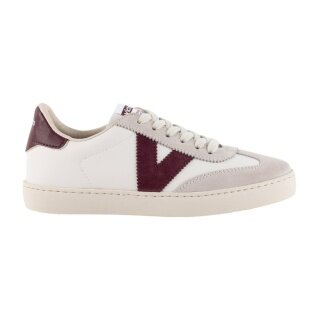Victoria Sneakers Berlin Ciclista (Leather look/Suede) - white/burgundy