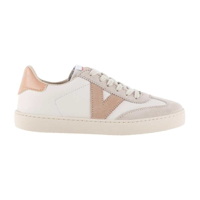 Victoria Sneaker Berlin Ciclista (Leather look/Suede) - white/quartz