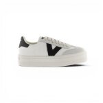 Victoria Sneaker Barcelona Cyclist (Leather Look/Suede) - white/grey/black ladies