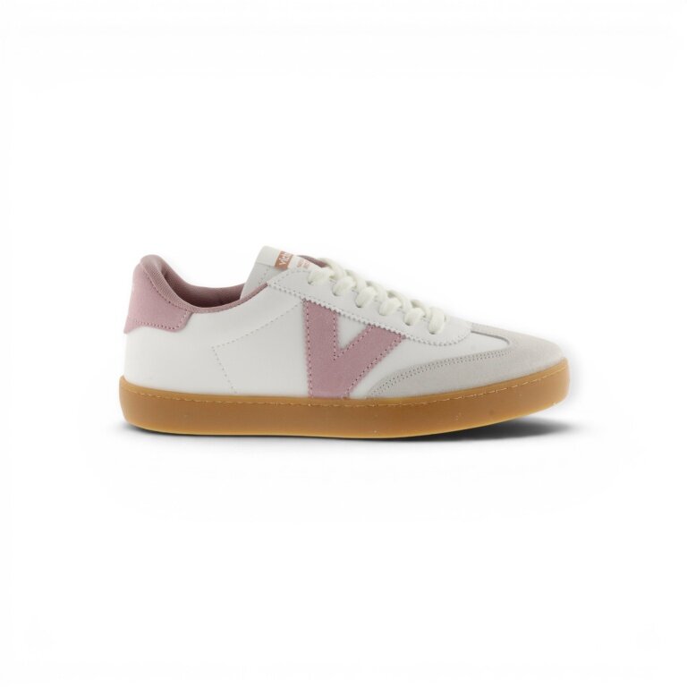 Victoria Sneakers Berlin Ciclista (Leather Look/Suede) - white/pink Ladies