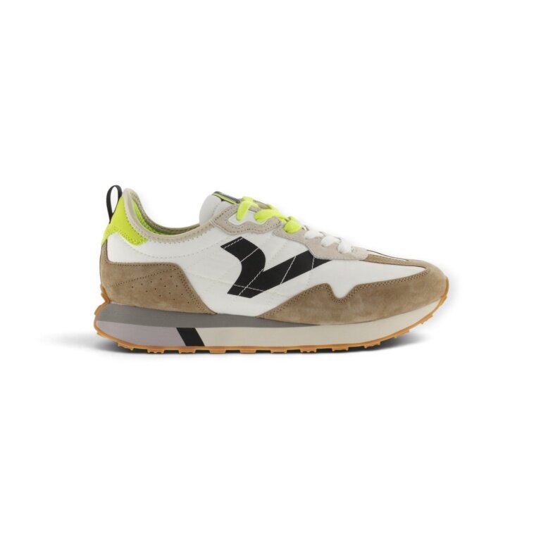 Victoria Sneaker Bolt Sport (Nylon/Leather) - white/brown