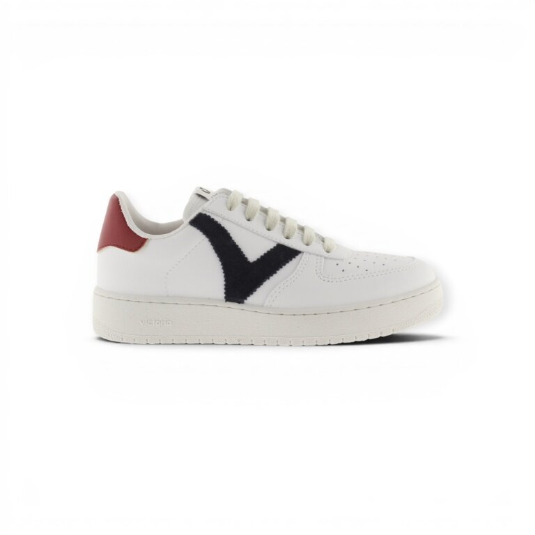 Victoria Sneakers Madrid (Leather Look) - White/Navy Blue